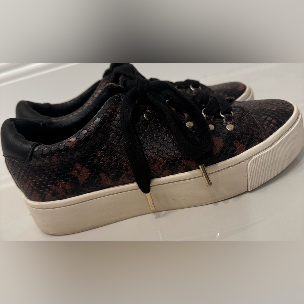 Joie Handan Studded Python Snake Embossed Leather… - image 5